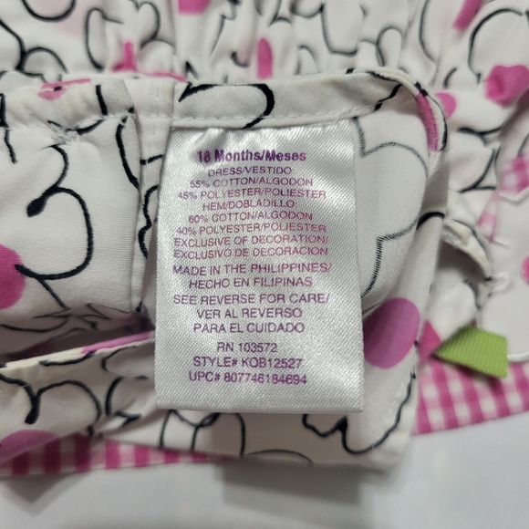 Blueberi Boulevard Infant Girls 18M Floral Sleeve Less Dress - Picture 7 of 8